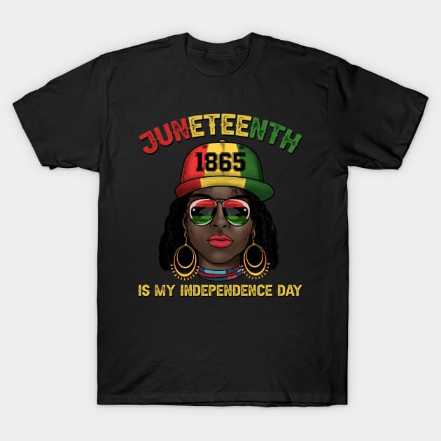 Juneteenth Is My Independence Day Juneteenth 1865 Women T-Shirt by Sandra Holloman